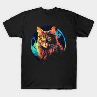 Somali Cat Earth Day T-Shirt